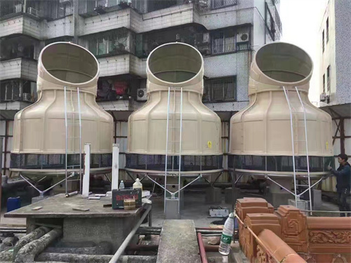 玻璃鋼圓形逆流式冷卻塔,玻璃鋼圓形逆流式冷卻塔